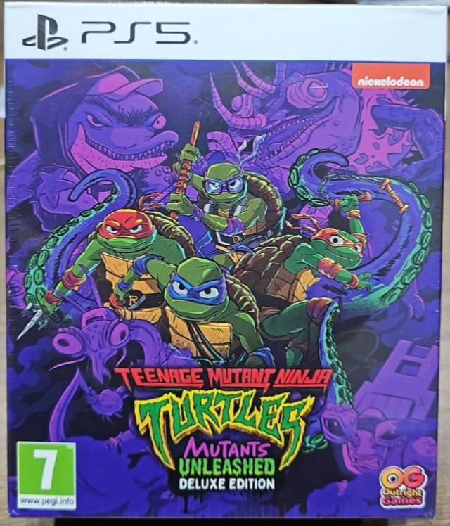 PS5 Teenage Mutant Ninja Turtles unleashed delux edition