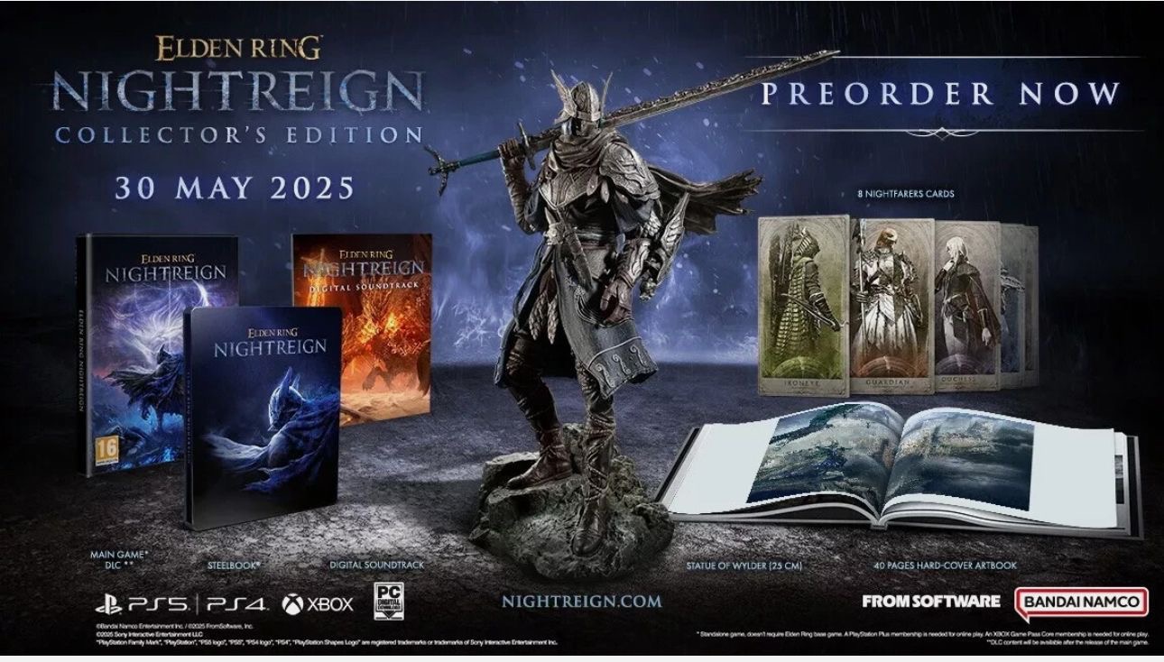 PS5 Elden Ring NightReign Collectors Edition