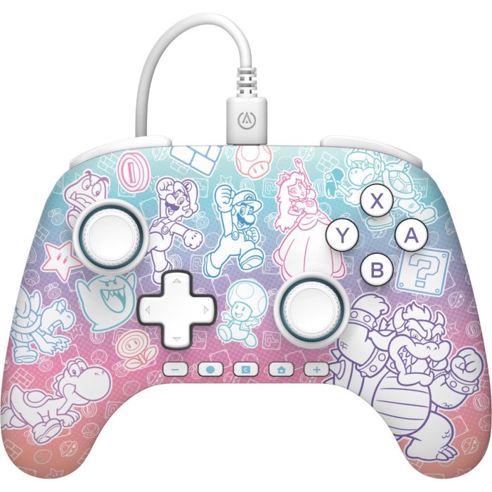 PowerA Проводной джойстик /Switch 2/ Advantage Wired Controller for NSW2- Mushroom Kingdom