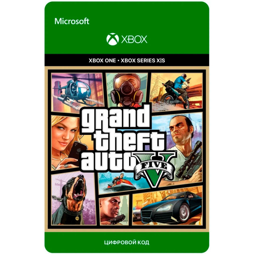 XBOX GTA 5 disk [RU sub]