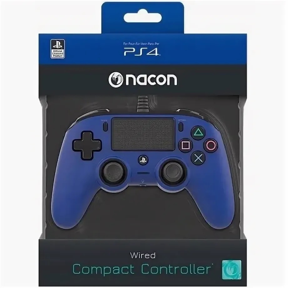 NACON PS4 Coloured Blue Controller Wired
